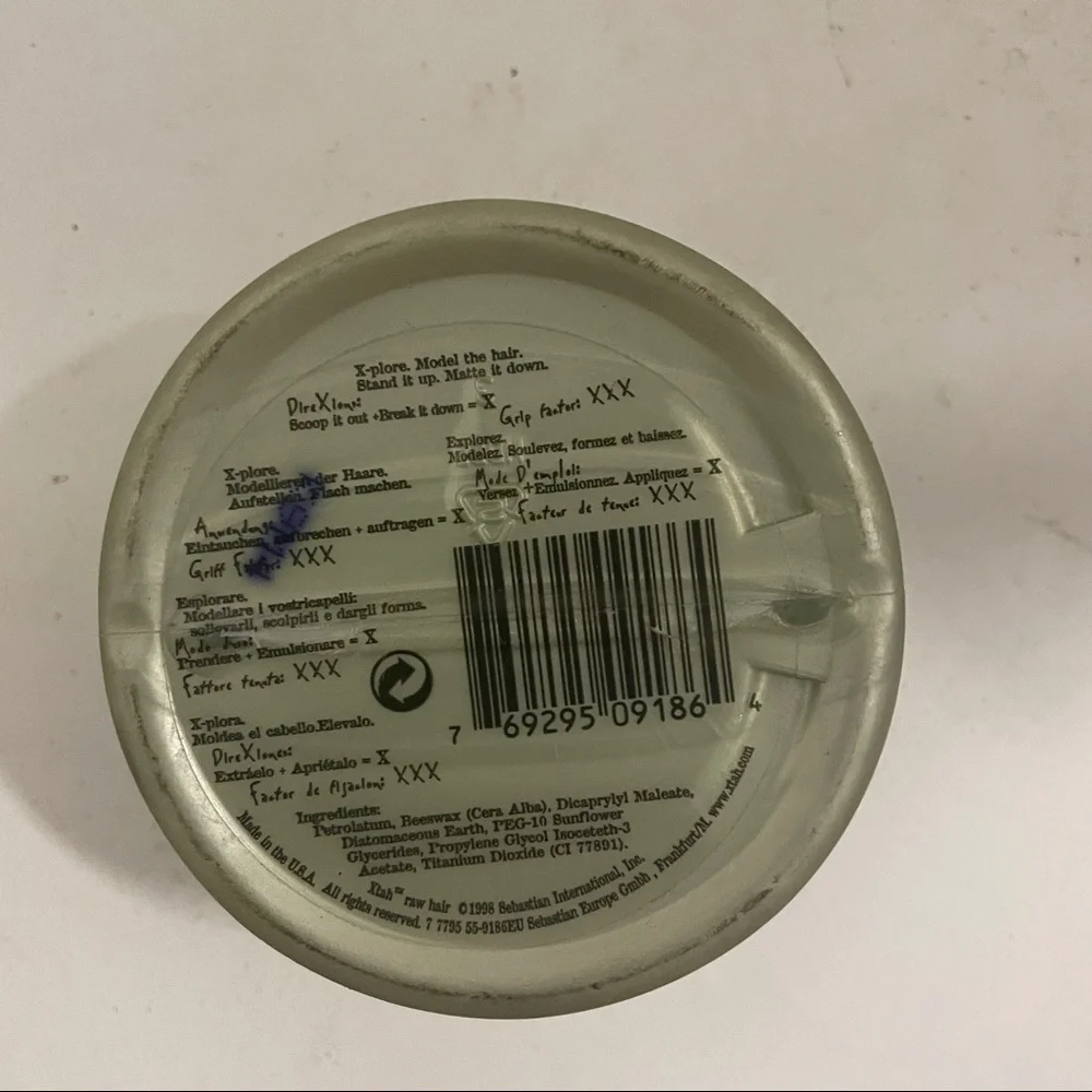 Sebastian Xtah Crude Clay Modeler 4.4 oz HTF